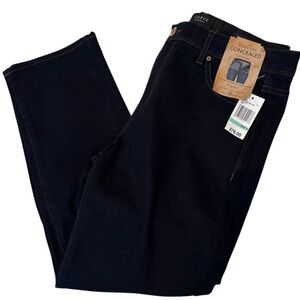 CURVE APPEAL Comfort Waist High Rise Straight Leg Jeans Size 8 **NEW**